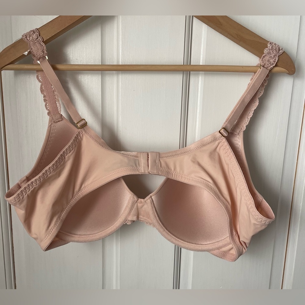 Natori Lace Accent Bra in Soft Pink/Tan 38C NWT - Picture 5 of 5